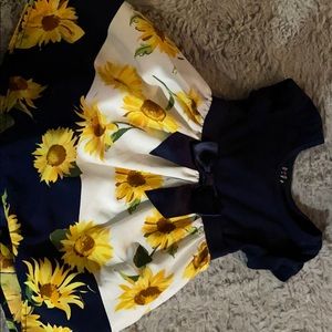 A gorgeous sunflower dress